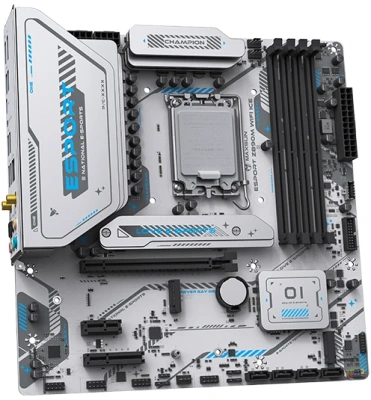 MAXSUN MS-ESPORT Z890M WIFI ICE Материнская плата 1