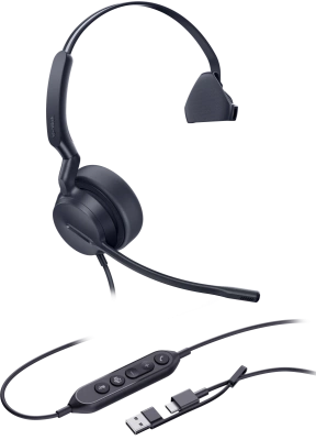 Yealink UH44 MONO USB-C/A Гарнитура проводная 2