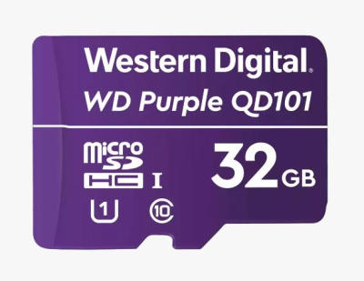 WD Purple microSDHC 32GB WDD032G1P0A Карта памяти
