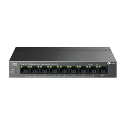 TP-Link LS109P Настольный коммутатор с 9 портами