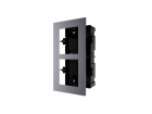 Hikvision DS-KD-ACF2/Plastic Врезная монтажная рамка на 2 модуля