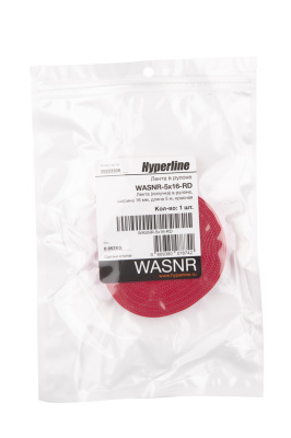 Hyperline WASNR-5X16-RD Лента (липучка) 4