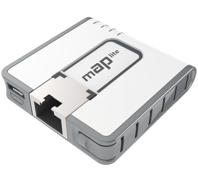Mikrotik mAP lite (RBMAPL-2ND) Мини-точка доступа 2,4 ГГц, 1x RJ45, 802.3af/at 7