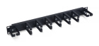 Cabeus JB08-1U-PR-BK Кабельный органайзер горизонтальный 19
