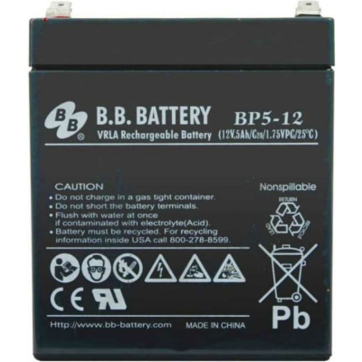 B.B.Battery BP 5-12 Аккумулятор 1