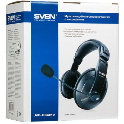 SVEN AP-860MV SV-0410860 Наушники с микрофоном 1