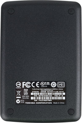 Toshiba Canvio Basics 500Gb HDTB305EK3AA Внешний HDD 3