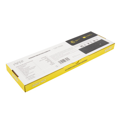 HIPER OK-1100 Проводная клавиатура 4