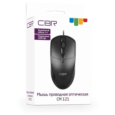 CBR CM 121 BLACK Мышь 1