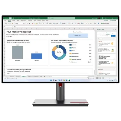 Lenovo 27 63A1GAT1UK Монитор