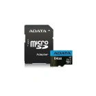 ADATA Micro SecureDigital 64Gb Карта памяти AUSDX64GUICL10A1-RA1 4