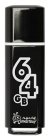 Smartbuy Glossy series Black 64GB Флеш-накопитель SB64GBGS-K