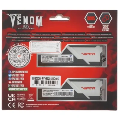 Patriot Viper Venom 32 ГБ Оперативная память PVV532G620C40K 4