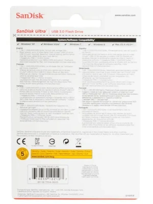 SanDisk Ultra 64Gb Память USB Flash SDCZ48-064G-U46 1