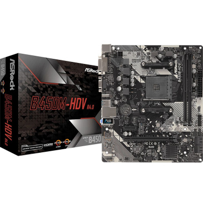 ASRock B450M-HDV R4.0 Материнская плата