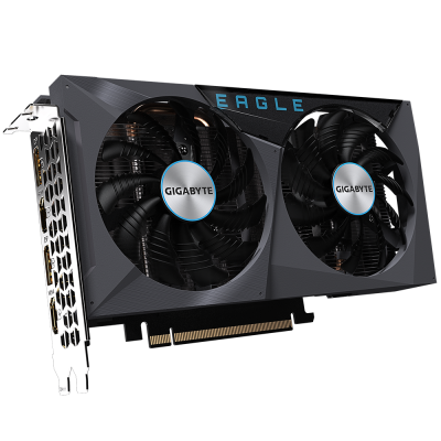 GIGABYTE GeForce RTX 3050 EAGLE OC Видеокарта GV-N3050EAGLE OC-8GD 1