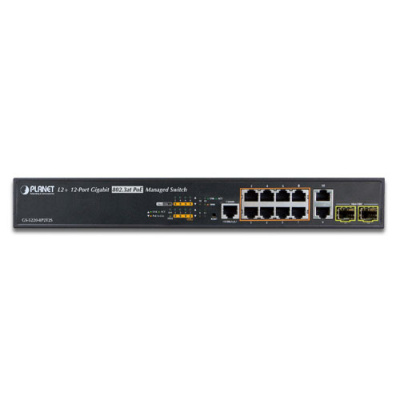 PLANET GS-5220-8P2T2S Управляемый коммутатор 1