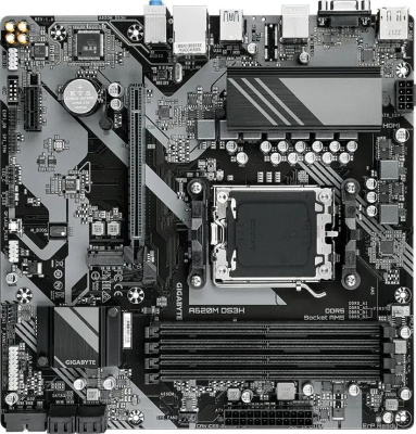 Gigabyte A620M DS3H Материнская плата 1