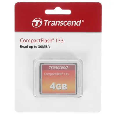 Transcend CF 4GB Карта памяти TS4GCF133