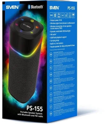SVEN PS-155 SV-022334 Колонка портативная 9