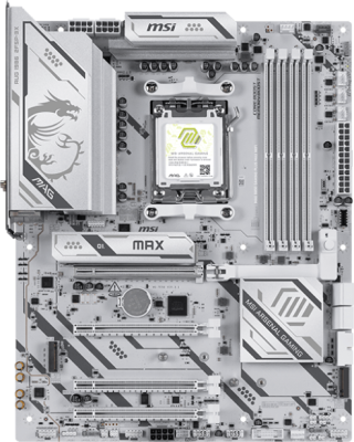MSI MAG B850 GAMING PLUS MAX WIFI Материнская плата 1