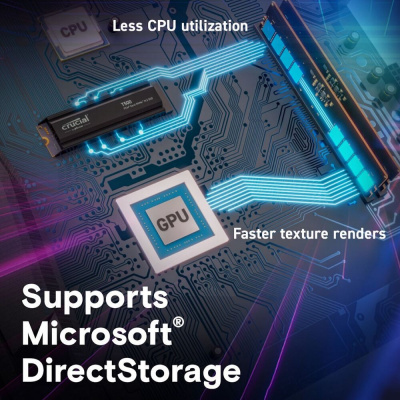 Crucial T500 500Gb CT500T500SSD8 Твердотельный накопитель SSD 2