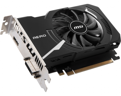 MSI GEFORCE GT 1030 AERO ITX 4GD4 OC Видеокарта 1030_AERO_ITX_4GD4_OC 2