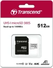 Transcend 512GB microSD A1 TS512GUSD300S-A Карта памяти