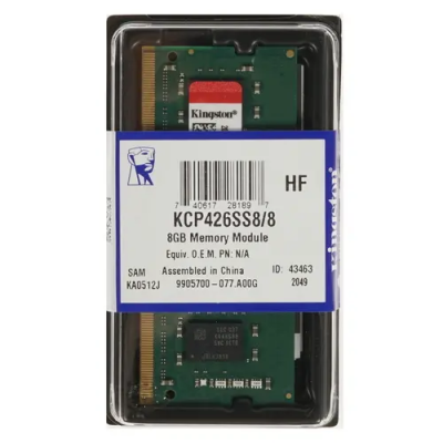 Kingston KCP426SS8/8 8GB Память оперативная 2