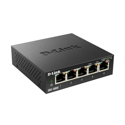 D-Link DGS-1005D/I3A Коммутатор неуправляемый 2