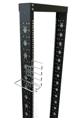 Hyperline ORL1-42-RAL9005 Открытая стойка 2