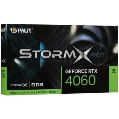 Palit GeForce RTX 4060 StormX Видеокарта NE64060019P1-1070F 7