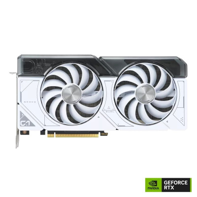 ASUS GeForce RTX 4070 SUPER White Dual OC Edition DUAL-RTX4070S-O12G-WHITE Видеокарта 90YV0K84-M0NA00 1