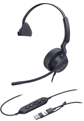 Yealink UH42 MONO UC USB-C/A Гарнитура проводная 1