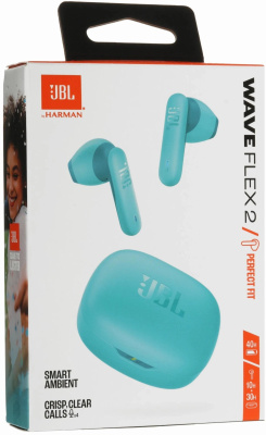 JBL Wave Flex 2 синий JBLWFLEX2BLU Гарнитура вкладыши 8