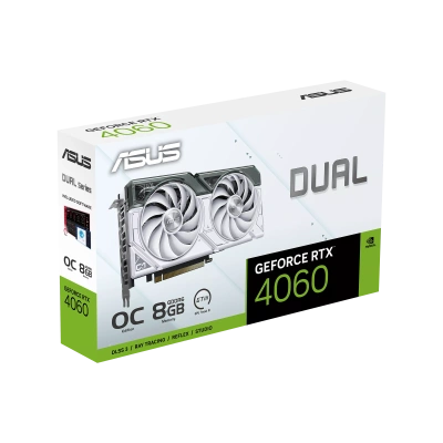ASUS GeForce RTX 4060 Dual White OC Edition DUAL-RTX4060-O8G-WHITE Видеокарта 90YV0JC2-M0NA00 13