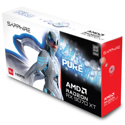 Sapphire RX9070XT PURE OC 16GB 11348-02-20G Видеокарта 7