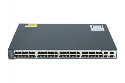 Cisco Catalyst WS-C3750V2-48PS-E Коммутатор  1