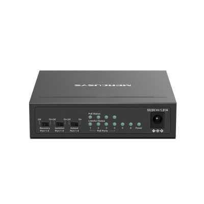 Mercusys MS106P Настольный коммутатор 1