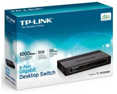 TP-Link TL-SG1008D 8-портовый гигабитный настольный коммутатор 3