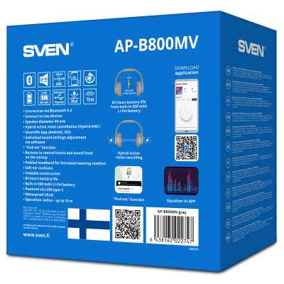 SVEN AP-B800MV SV-022747 Гарнитура 5