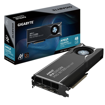 GIGABYTE AMD Radeon PRO W7900 AI TOP 48G Видеокарта 8