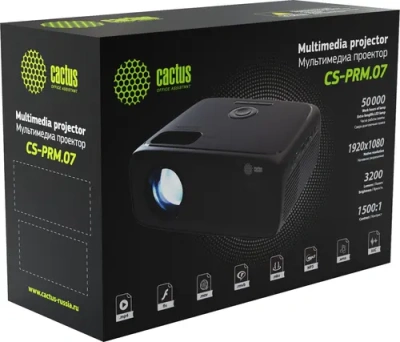 Cactus CS-PRM.07B.WUXGA Проектор 5