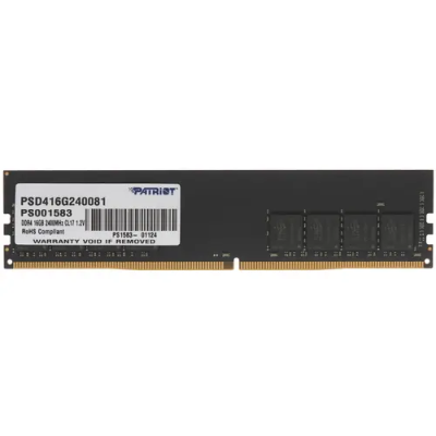 Patriot Signature Line 16GB Модуль памяти PSD416G240081