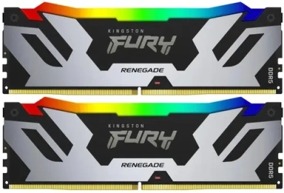 Kingston FURY Renegade Silver RGB KF572C38RSAK2-48 Модуль памяти