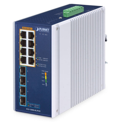 PLANET GS-1000-8UP4X Промышленный коммутатор