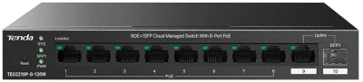 TENDA TEG2210P-8-120W Управляемый PoE-коммутатор 1