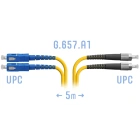 SNR SNR-PC-FC/UPC-SC/UPC-DPX-A-5m Патчкорд оптический
