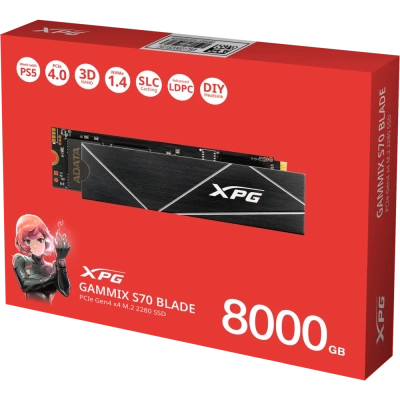 ADATA AGAMMIXS70B-8000G-CS SSD жесткий диск M.2 4