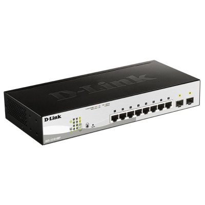 D-Link DGS-1210-08P/G3A Настраиваемый L2 коммутатор 1